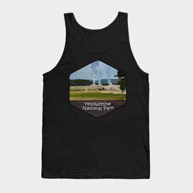 Yellowstone National Park - Geyser Hill Tank Top by gorff